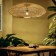 Ceiling light from rattan "Balance" 1x120W, E27, 80x80x35 cm