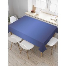 The tablecloth “Blue transfusion”, rectangular, Saten, size 120x145 cm