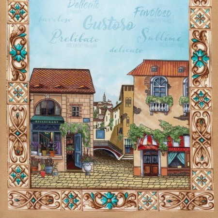 The path to the Ethel "Italy" table 30x70 cm, 100% cotton, sarzha 190 g/m2-7