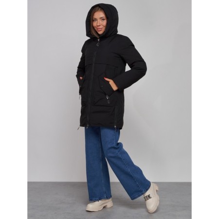 Winter jacket, size 42, black color-5