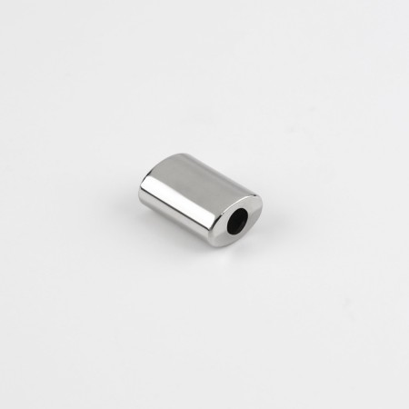 Tip for a cord, d = 4 mm, 13 × 9 × 6 mm, 10 pcs, silver color-2