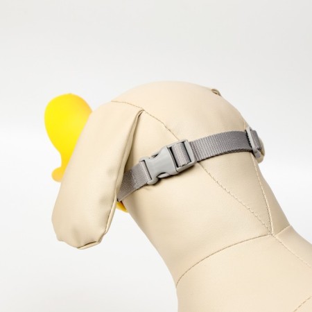 Silicone fixing muzzle, size m (ohm 15 cm, Osh 18-30 cm), yellow-4