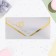 Money envelope "Wedding - 1" rings, embossing, 19.5 x 9 cm