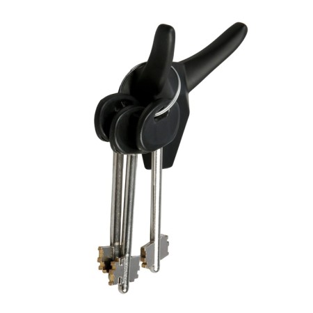 Furniture hook Cappio Horn, two -rod, black-2