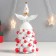 Souvenir Polystone "New Year's Angel with a Christmas tree and New Year's balls" 18x8.5x8.5 cm