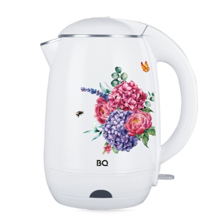 Electric kettle BQ KT1702P, 1.8 l, 2200 W, "Flowers"-1