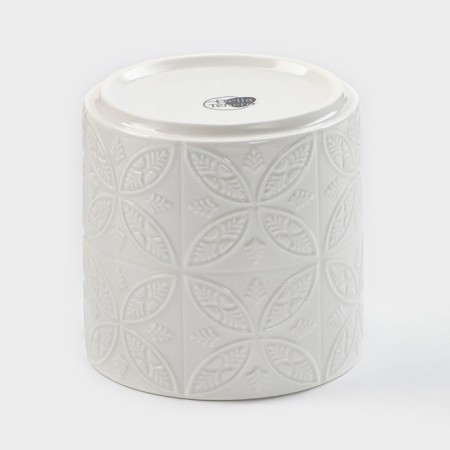 Porcelain Bank for bulk products Bellatenero, 660 ml, D = 10.5 cm, white color-3