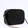 Bag Cross-Bodi with a zipper, black color