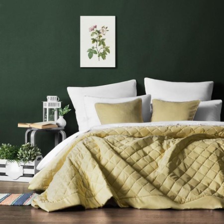 Cover with pillowcases "Kim", size 230x250 cm, lemon color-1