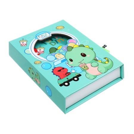 Gift notebook, 45 sheets, line, on a dragon castle (16.3x12.7cm)-6