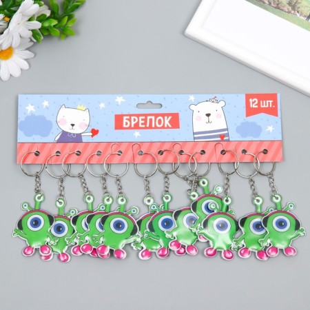 PVC keychain "Alien" 6.2x4.5 cm-2