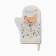 Set of kitchen shade "chicken": mittens 20x28 cm, take a pursuit 17x17 cm, 35% cotton, 65% p/e