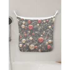 Organizer in a bathtub on the suction cups 