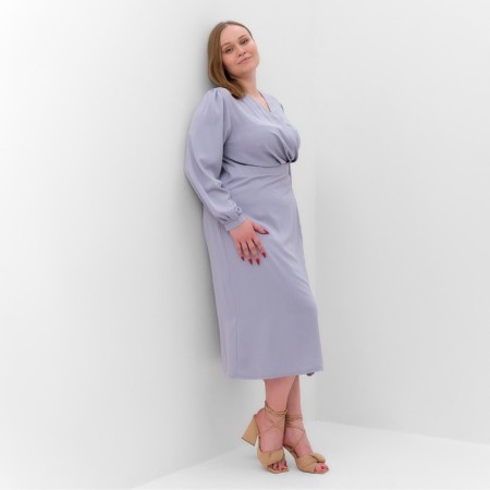 Women's dress Mist, Plus-Size, R.54, gray-blue-1