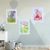 Paspartt frame size 35 × 26 cm, transparent sheet, adhesive tape, white color