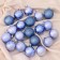 Set of balls plastic D-4 cm, 20 pcs "Metelitsy Assorted" Lilac