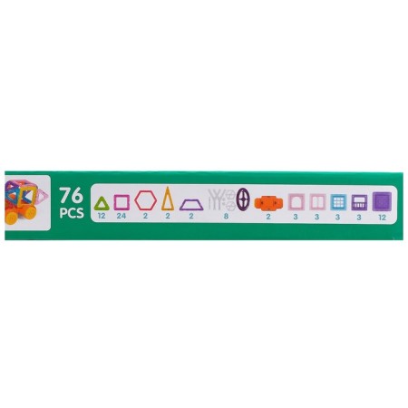 Magnetic designer "Mini Magic Magnet", 76 parts-5