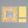 Box for sweets, confectionery packaging, 4 cells, “Flowers”, 10.5 x 10.5 x 3.5 cm