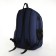 Youth backpack, 2 lightning departments, external pocket, with USB, blue color