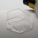 The stand under the “polygon” ring is 5.5 × 4.5, 2 mm plexiglass, in a protective film, the color is transparent