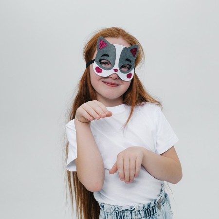 Carnival set of masks "Eared party", 5 pcs.-7