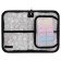 Penal 1 section 135 x 212 x 26 mm, with a folding bar, textile, onyx PCT 07-20 mAX, Skate Republic, 70647