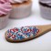 Sprinking confectionery with a soft center "Bead": blue, red, silver, 50 g