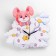 Watch walls, series: children's, "bunny on the cloud", discrete move, 23 x 25.5 cm, 1 aa