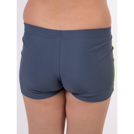 Bathing panties for boys, height 134-140 cm, graphite color, orange, yellow-1