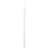 Rope for climbing, with a crimping sleeve, length 2.3 m