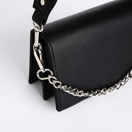 Women's bag Textura, messenger, small size, black color-2