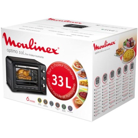 Мини-печь Moulinex OX464810, 1600 Вт, 33 л, 240°С, 6 программ, чёрная-3