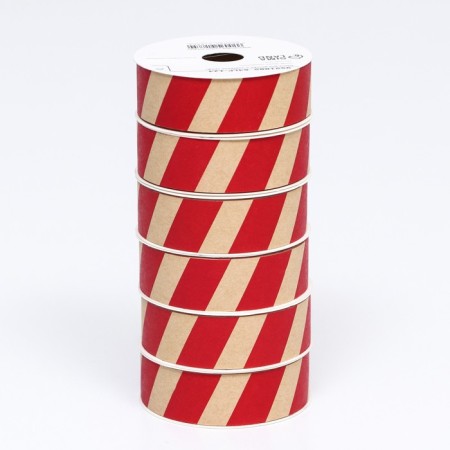 Ribbon for decor and gifts Kraft "Strips" 2cm x 5 m-3