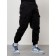 Cargo jeans male, size 50-52, black color