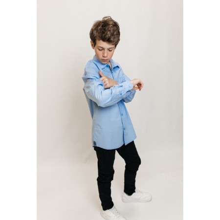 Surchachka upper for ISEE boys, height 146-152 cm, blue color-5