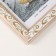 Photo frame plastic in 2 photos 10x15 cm "Golden Binding on White"