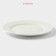 Porcelain plate lunch with a thickened edge of the White Label, D = 25 cm, white color