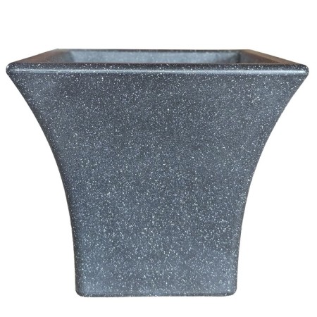 Kashpo for flowers "Crown" 40x40x35 cm, 10 l, color black granite