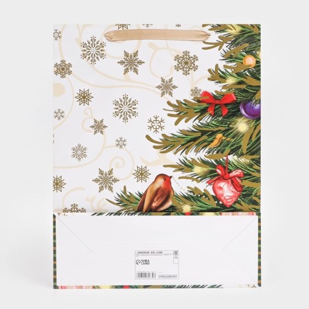 Gift, laminated, "birds" package, 31 x 40 x 11.5 cm-3