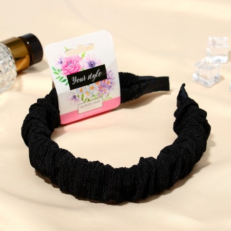 Hair cap "Margaret" Texture stripes, 2.5 cm, mix-2