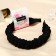 Hair cap "Margaret" Texture stripes, 2.5 cm, mix