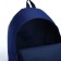 A backpack on the zipper is youth, external pocket, blue color