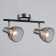 Lamp "Masumi" 2x60W E14 black/chrome 40x10x19.5cm