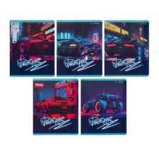 Notebook of 48 sheets in the Drive and Speed ​​cage, covered cardboard, lamination 