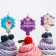 Candle in the cake Set "Happy Birthday" 5 pcs., Cold heart