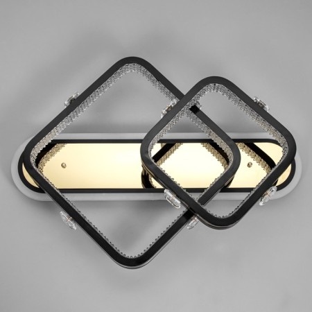 Cialogs with PDD "CRUZ" 2XLED 88W 3000-6000K RGB black gold 63x45x16cm-6