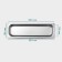 Gastrootiness 2/4 of stainless steel, 150 mm, 53 × 16.4 × 15 cm, thickness 0.8 mm