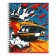 A notebook of 80 sheets in a cage for a crest "Graphic posters", covered cartoon, matte lamination, selective varnish, mix