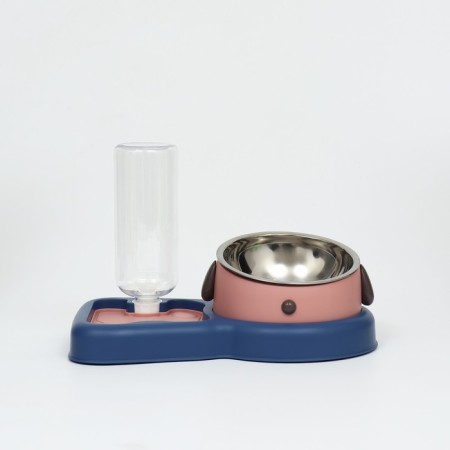 A stainless steel bowl with a 500 ml.-1