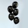 Latex ball 12 "Atmospheric", pastel, set of 5 pcs., Black color
